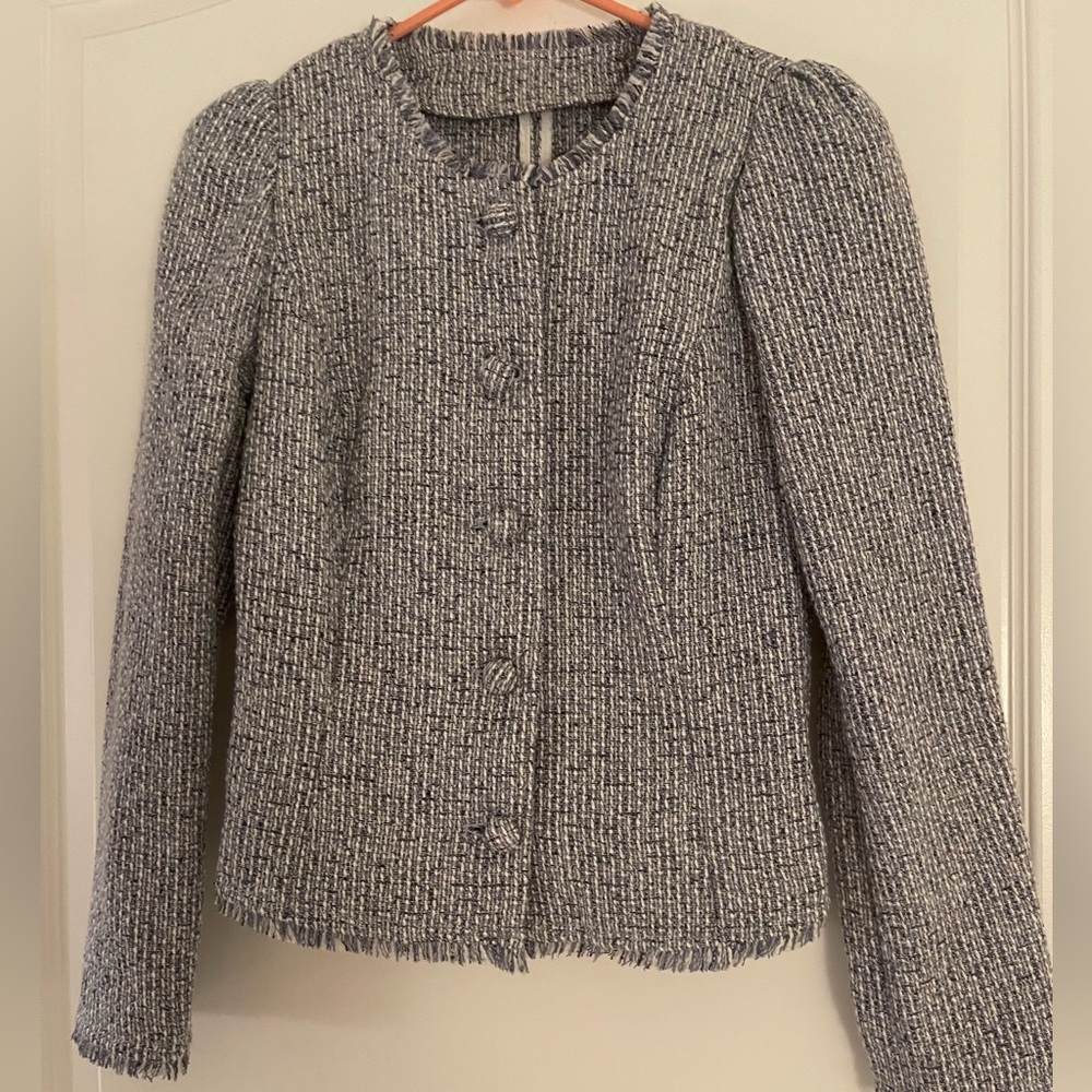 WHBM Women blue blazer